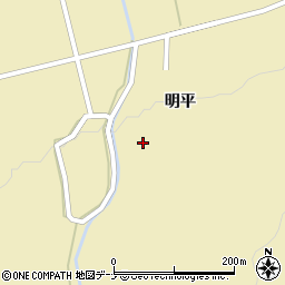 秋田県仙北市田沢湖刺巻中村周辺の地図