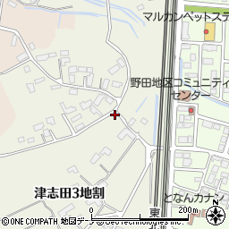 岩手県盛岡市津志田３地割4周辺の地図