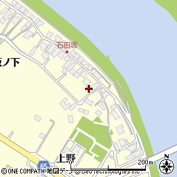 秋田県秋田市豊岩石田坂坂ノ下104周辺の地図