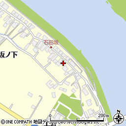 秋田県秋田市豊岩石田坂坂ノ下110周辺の地図