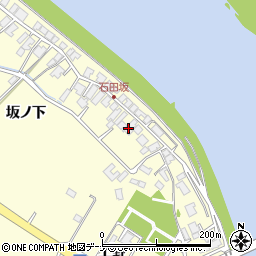 秋田県秋田市豊岩石田坂坂ノ下111-2周辺の地図