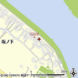秋田県秋田市豊岩石田坂坂ノ下114周辺の地図
