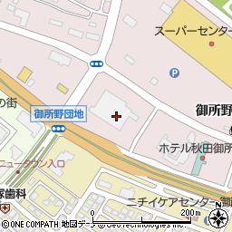 秋田魁新報社さきがけ印刷センター周辺の地図