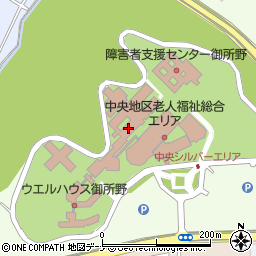 秋田けやき会ショートステイ周辺の地図