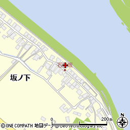 秋田県秋田市豊岩石田坂坂ノ下117周辺の地図