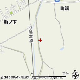 秋田県秋田市浜田町端45周辺の地図