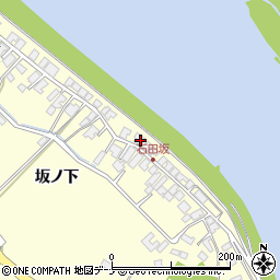 秋田県秋田市豊岩石田坂坂ノ下119-1周辺の地図