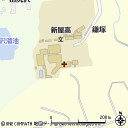 秋田県秋田市豊岩石田坂鎌塚77周辺の地図