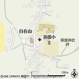 浜田児童館周辺の地図