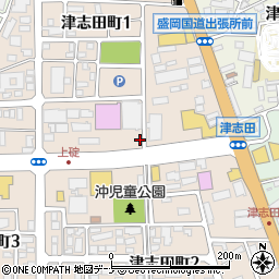 佐々木商店津志田周辺の地図