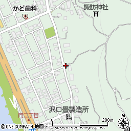 岩手県盛岡市門堀郷周辺の地図