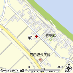 秋田県秋田市豊岩石田坂碇32周辺の地図