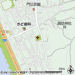門堀郷児童公園周辺の地図