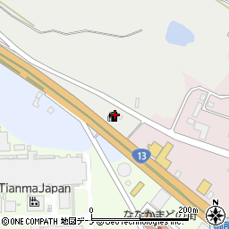 田沢モータース御所野給油所周辺の地図