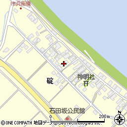 秋田県秋田市豊岩石田坂碇116-1周辺の地図