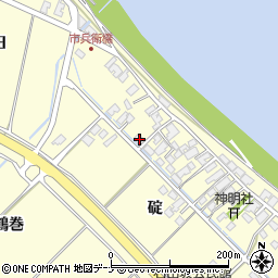 秋田県秋田市豊岩石田坂碇86-2周辺の地図