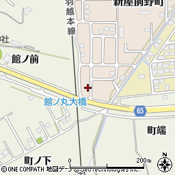 秋田県秋田市新屋前野町16-6周辺の地図