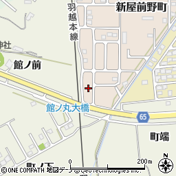 秋田県秋田市新屋前野町16周辺の地図
