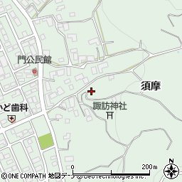 岩手県盛岡市門須摩周辺の地図