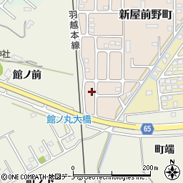 秋田県秋田市新屋前野町16-3周辺の地図