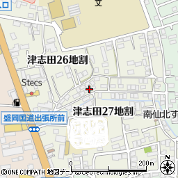 サニサイド津志田周辺の地図