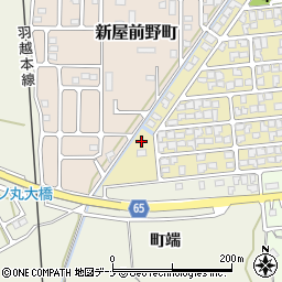 田尻沢第二街区公園周辺の地図