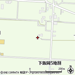 岩手県盛岡市下飯岡（５地割）周辺の地図