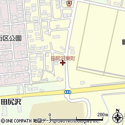 田尻沢東町周辺の地図
