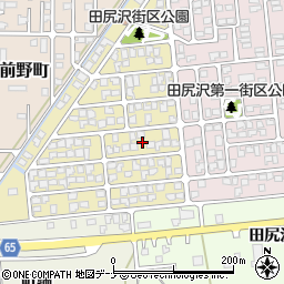 秋田県秋田市新屋田尻沢西町10周辺の地図