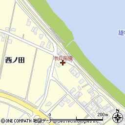 市兵衛橋周辺の地図