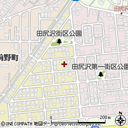 秋田県秋田市新屋田尻沢西町5周辺の地図