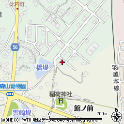 秋田県秋田市新屋比内町27周辺の地図