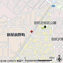 秋田県秋田市新屋前野町3-22周辺の地図