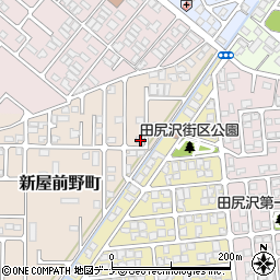 秋田県秋田市新屋前野町3-10周辺の地図