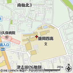 岩手県盛岡市津志田２６地割17-1周辺の地図