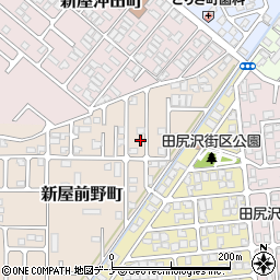 秋田県秋田市新屋前野町3-3周辺の地図