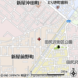 秋田県秋田市新屋前野町3-2周辺の地図