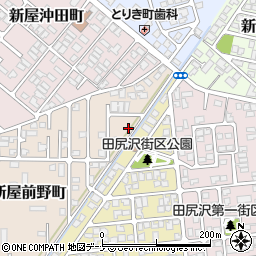 秋田県秋田市新屋前野町1-24周辺の地図