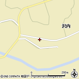 秋田県大仙市協和船岡沢内731周辺の地図