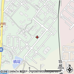 秋田県秋田市新屋比内町25周辺の地図