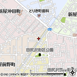 秋田県秋田市新屋前野町1-20周辺の地図