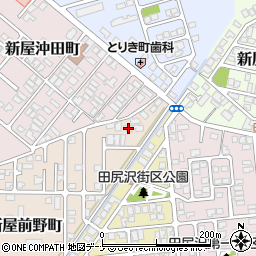 秋田県秋田市新屋前野町1-2周辺の地図