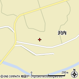 秋田県大仙市協和船岡沢内715周辺の地図