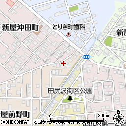 秋田県秋田市新屋前野町1-3周辺の地図