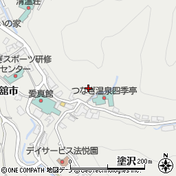 繋温泉神社周辺の地図