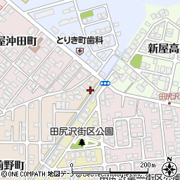 秋田県秋田市新屋前野町1-15周辺の地図