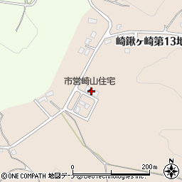 災害公営住宅崎山住宅周辺の地図