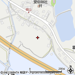 秋田県秋田市仁井田（横山）周辺の地図
