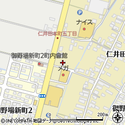 北都銀行河辺支店周辺の地図