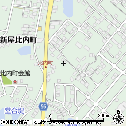秋田県秋田市新屋比内町11周辺の地図